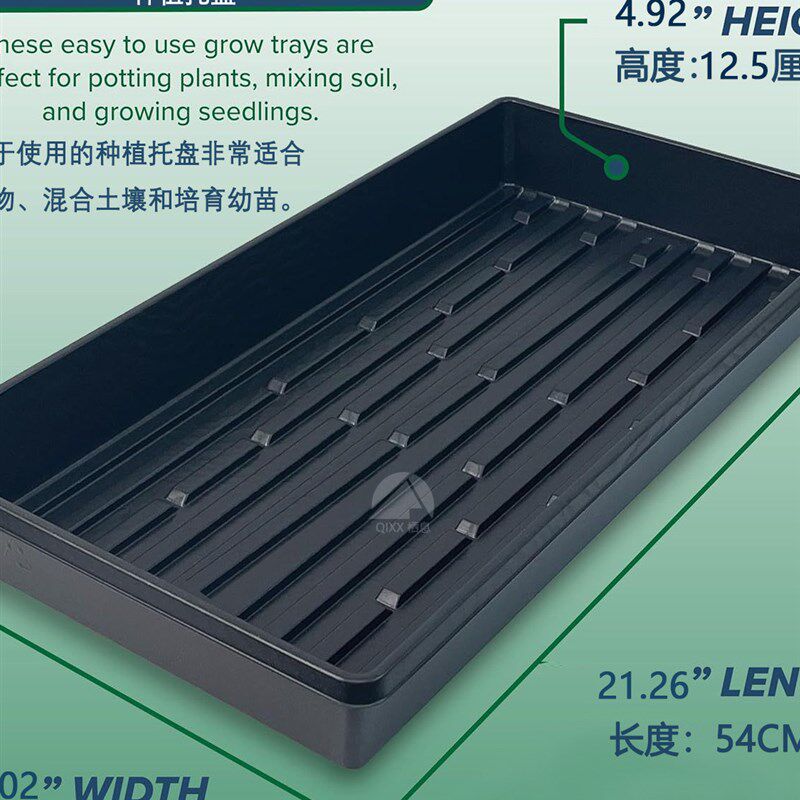 速发栖息育苗托盘加深加高闷养箱育苗盒培育盘带盖透气扦插保温湿