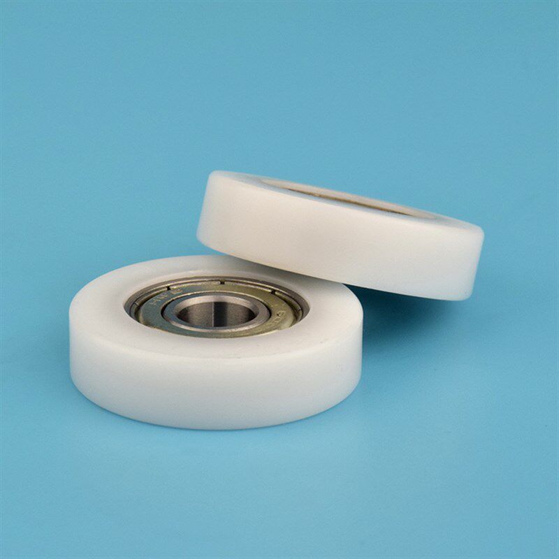 速发60008-10包塑滑轮6000轴承轮滚动滑轮导轮尼龙塑料轮10*8*10
