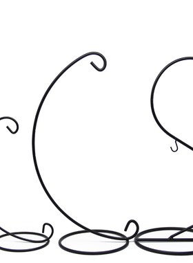 速发微景观铁架 铁钩支架 悬挂瓶玻璃球小屋挂艺 微景观吊瓶支架