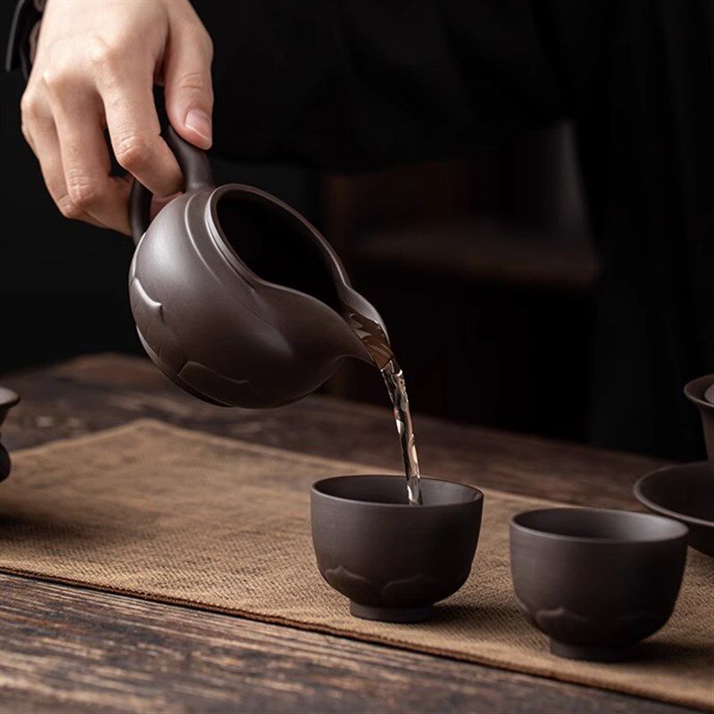 速发紫砂公道杯大号功夫茶具办公家用茶海过滤茶汤茶杯分离器