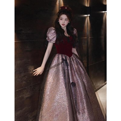 速发敬酒服新娘2025新款高端轻奢小众订婚礼服裙绝美高级感学生成