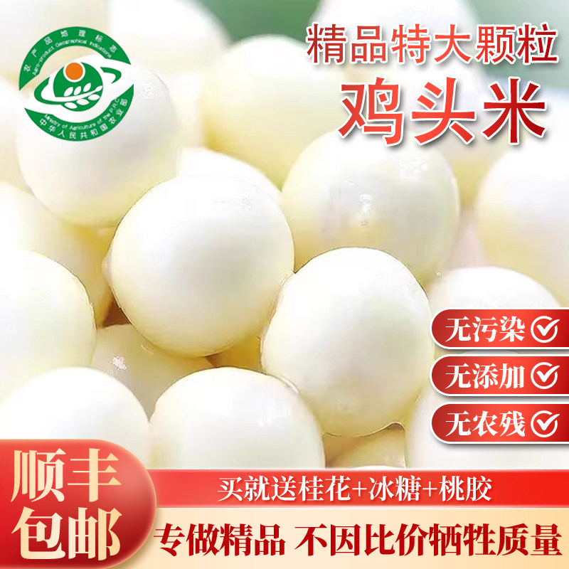 《精品大颗粒》正宗2026年苏州新鲜鸡头米新货大丹芡实袋装100g图片
