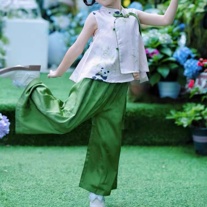 儿童夏季汉服套装新中式