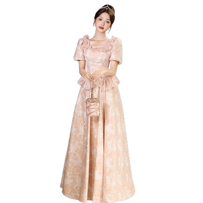时尚现代公主晚礼服长款礼服