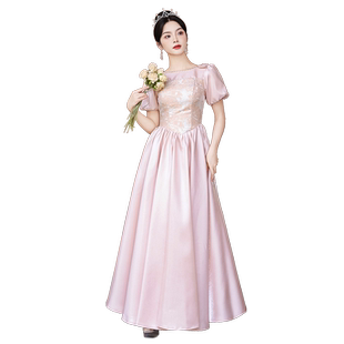 高贵的晚礼服女秋冬宴会公主风声乐艺考独唱高级感年会连衣裙秋冬