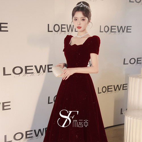 新娘敬酒服答谢宴轻奢小众高级感