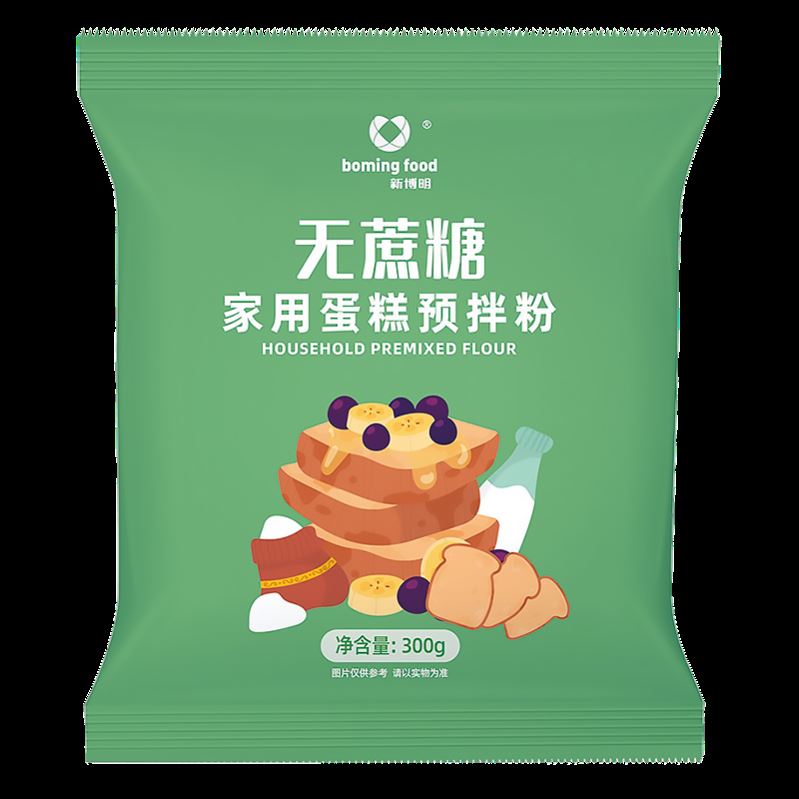 新博明无蔗糖蛋糕粉电饭煲专用打发预拌粉家用空气炸锅庭低筋面粉