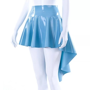 摆尾裙 乳胶短裙 太阳裙 skirt 定制 latex