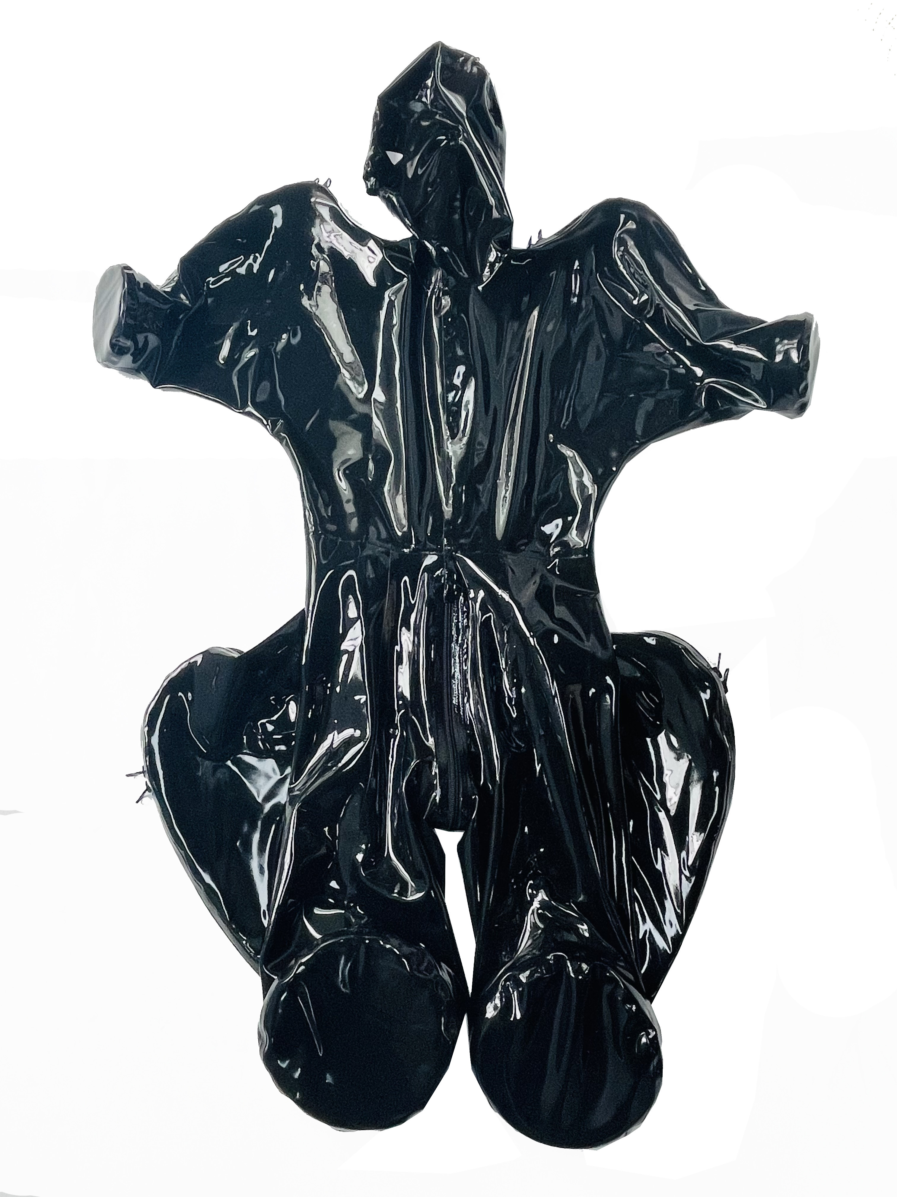 【SUYI】乳胶狗衣 爬行款 含护垫 全包乳胶狗衣 latex dog 束缚