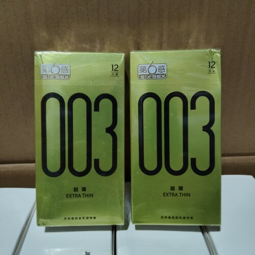 【微瑕疵】12只第6感003超薄避孕套水滑裸入感安全套夫妻情趣套