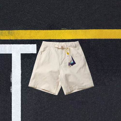 日系机能短裤男宽松五分裤休闲腰带短裤全棉夏季款
