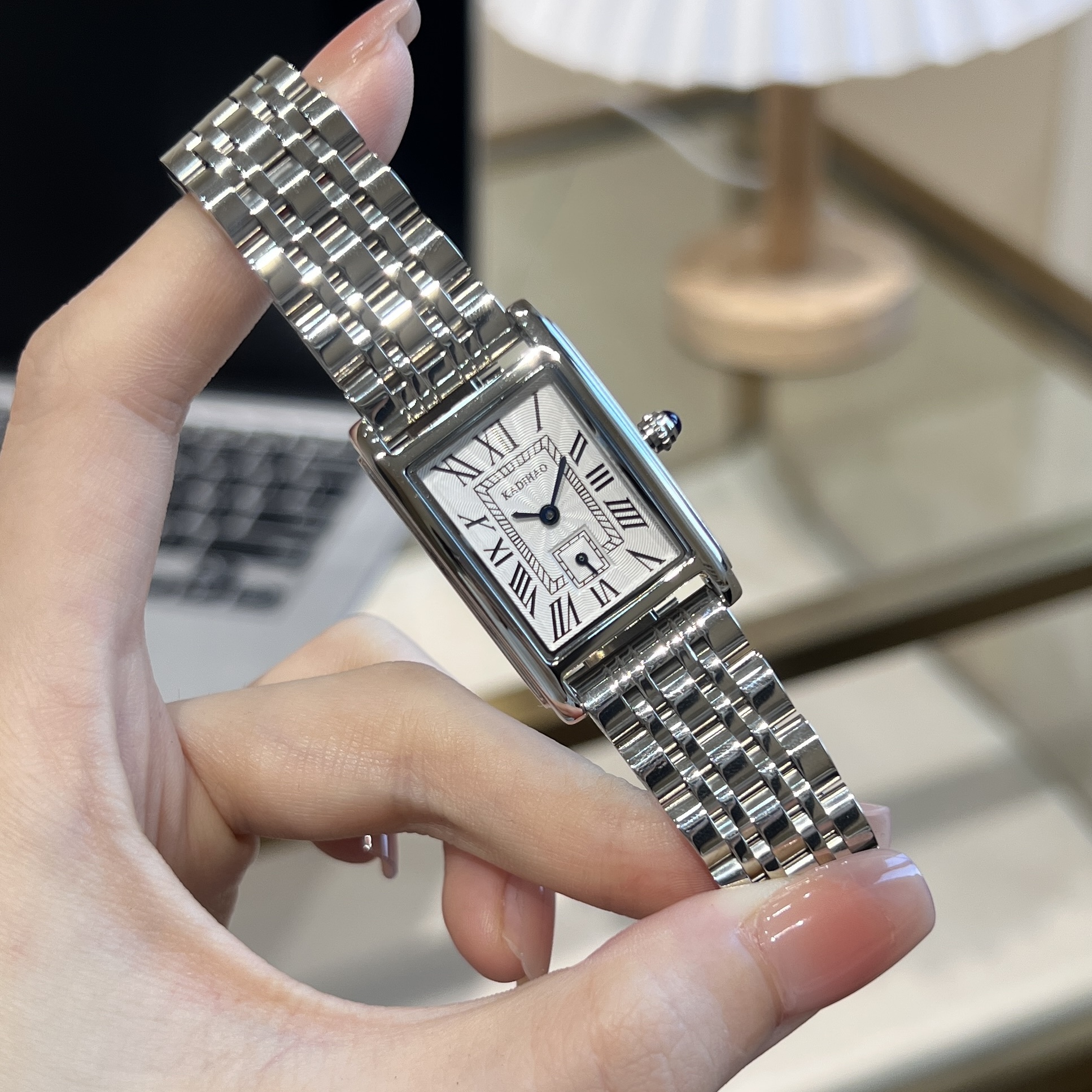 2025新款方形小黑表钢带女款