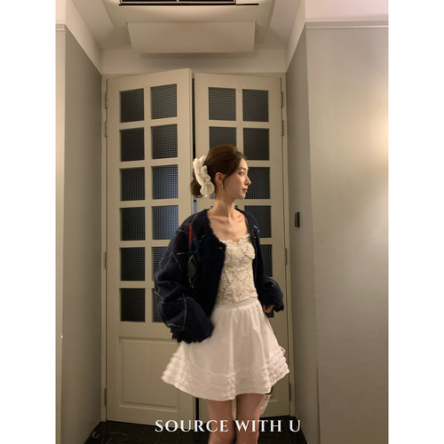 SourceWithU法式蕾丝吊带