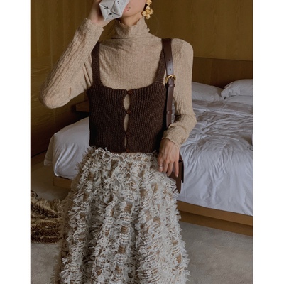 马甲背心毛衣叠穿套头内搭韩版