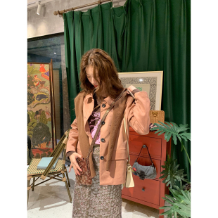 小个子白色短裙女 3色美拉德质感麂皮西装 SourceWithU 克莱门公寓