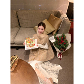 SourceWithU 京城贵女 2色彩金粗花呢斗篷外套仿南极狐狸毛领上衣