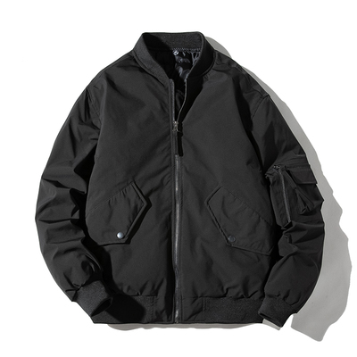 加棉秋冬季加厚棒球服棉衣
