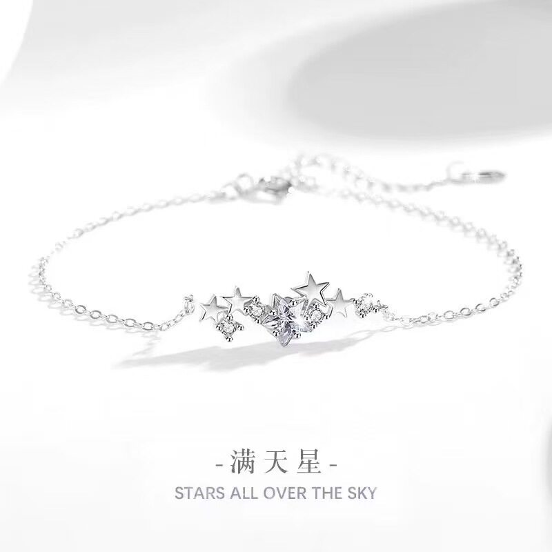 S925纯银流星雨手链女小众设计感图片