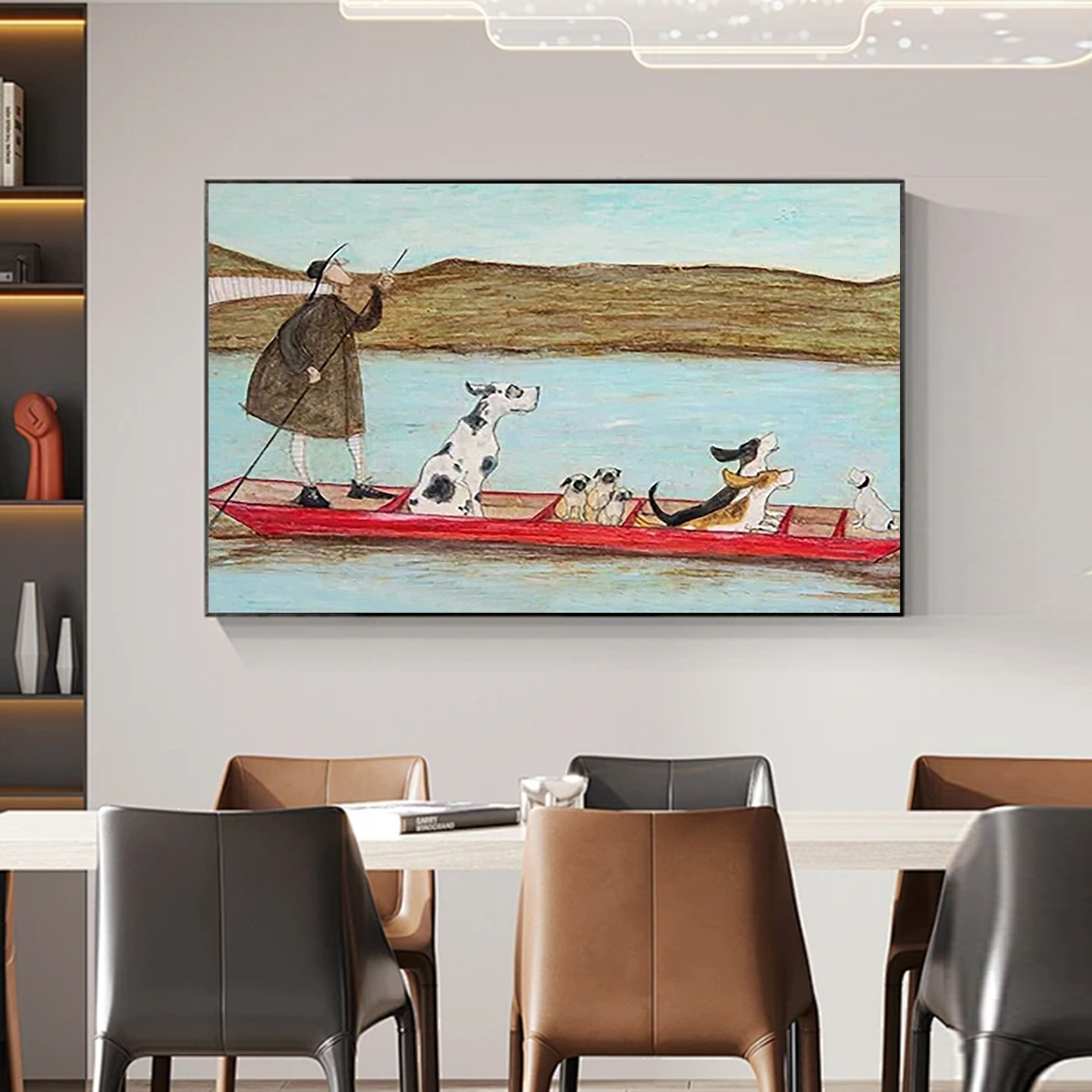 可班艺术纯手绘油画儿童房装饰画