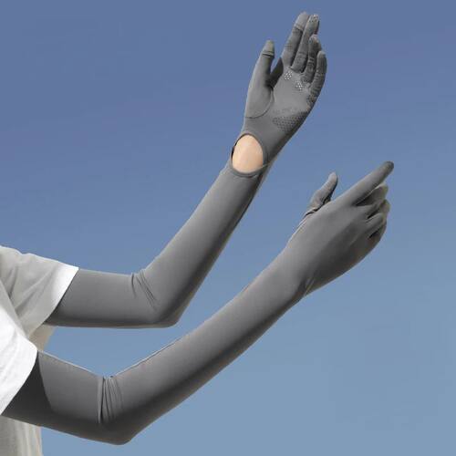 Summer Outdoor UV Protection Finger Long Gloves UPF50+Sunscr