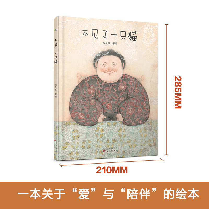 不见了一只猫梁灵惠泡泡入围信谊图画书创作奖爱与陪伴主题原创绘本三个和尚折纸飞机的男孩：钱学森的故事图片