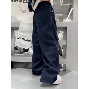 松緊腰俏皮顯瘦休閑褲 秒發詩歌蘭女裝 95蕾絲邊衛褲 B28 2025夏款