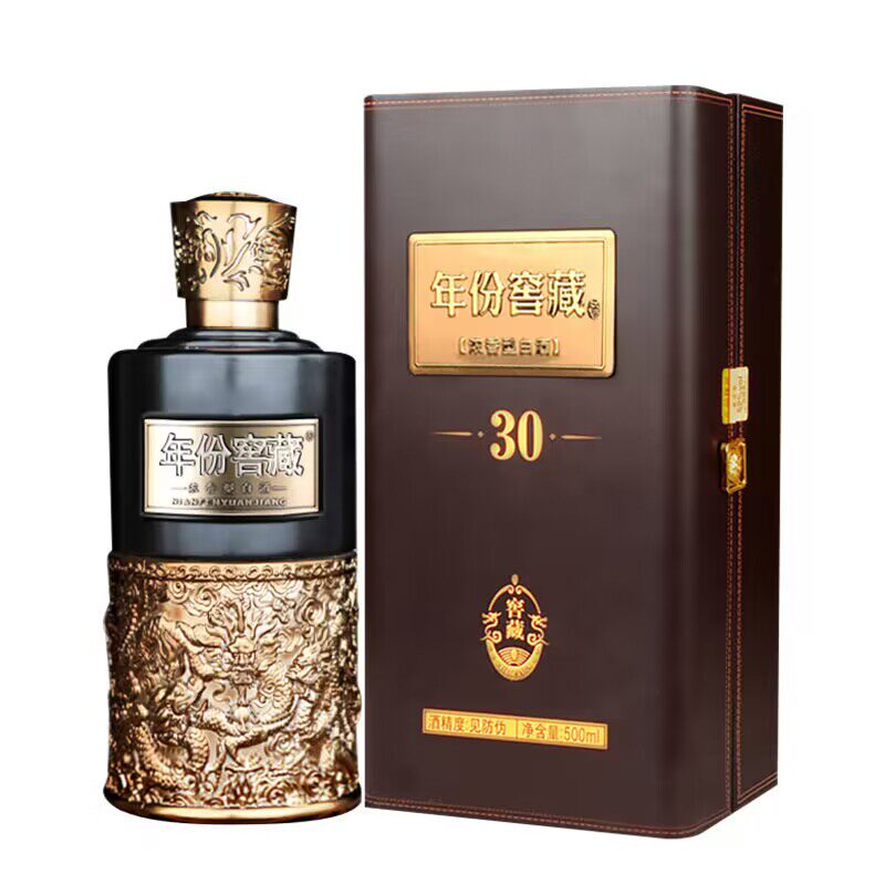 安徽特产白酒古镇原浆酒52度2瓶礼盒装陈年老酒浓香型纯粮高粱酒