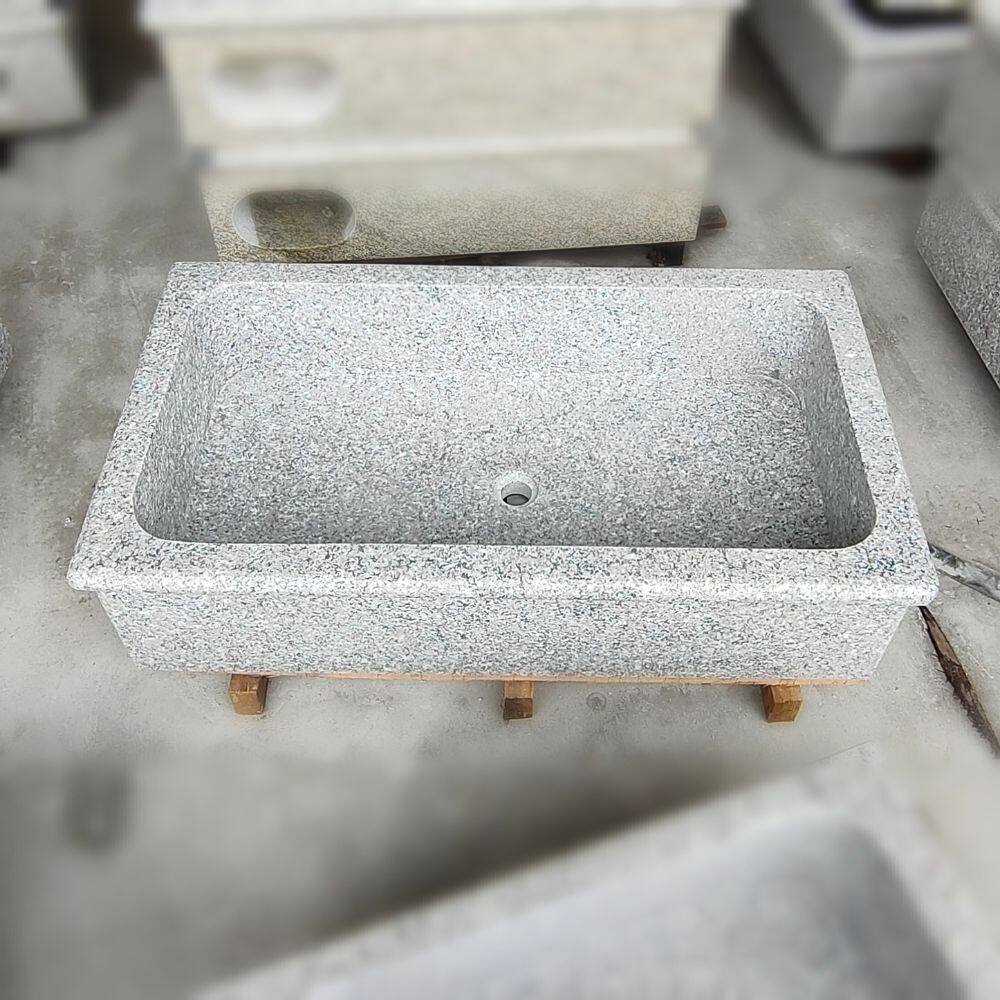 户外花岗岩石头洗衣水槽