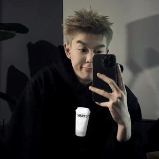 潮流休闲情侣装 重磅连帽卫衣男杯子小众美式 上衣 Asrts新款 高级感