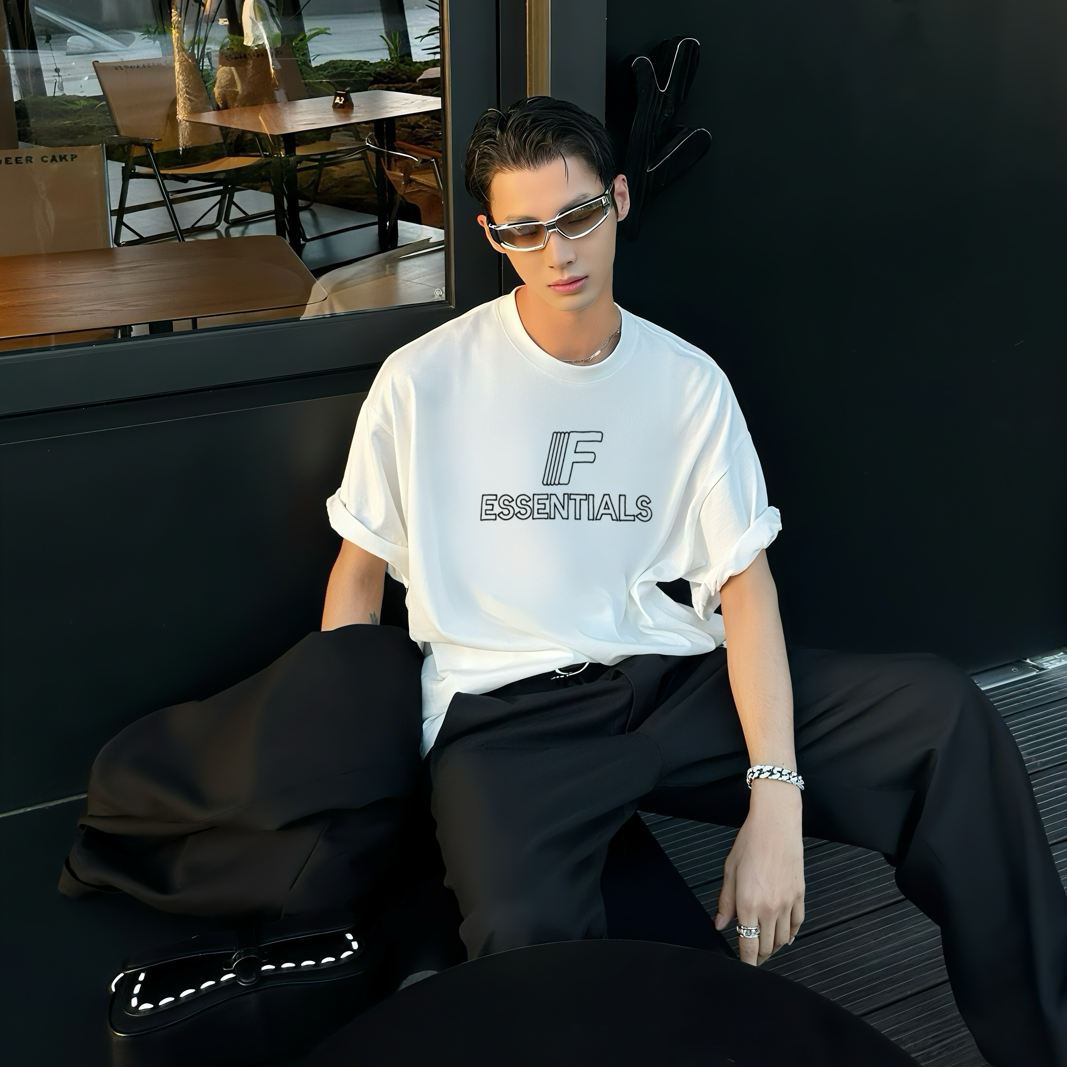 ESSENTIALS小众潮牌美式短袖T恤