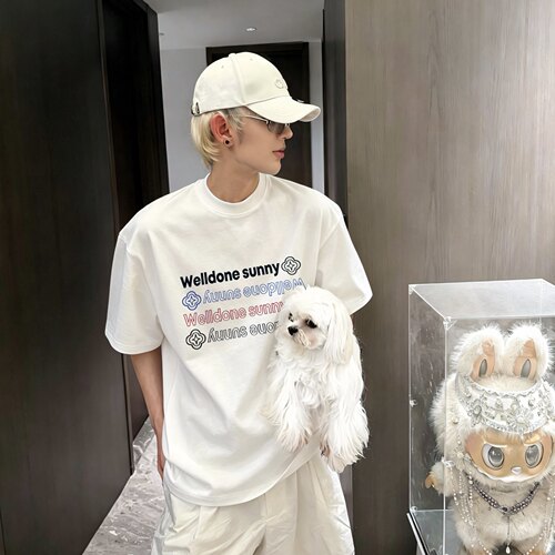 新款小众潮牌短袖Welldonesunny
