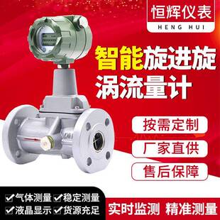 厂家直供温压补偿一体智能气体旋进涡轮流量计天然气罗茨流量计