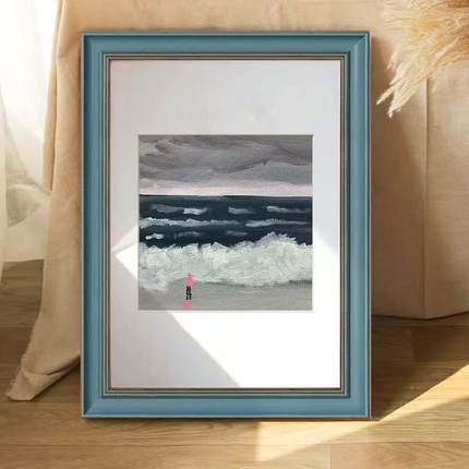 裱画框520片53*38拼图1000片50*75相框收纳框架PS欧式画框拼图框