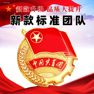 团徽2020标准中国共青团员徽章学校学生青年强磁别针烤漆滴胶