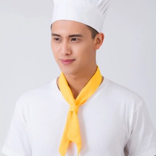 厨师服汗巾配饰领巾三角巾领结酒店工作服务员男女厨房服饰配件