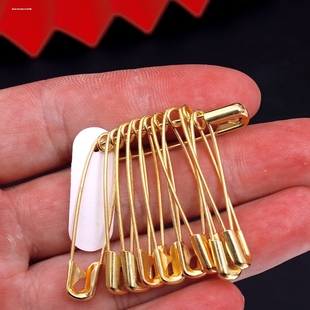 袖章保险别扣胸针大中小号加粗加厚别针小号吊牌胸牌装饰不锈钢