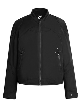 GOSNACE/GOS 立领设计黑色春秋短款长袖外套日常休闲百搭半甲夹克