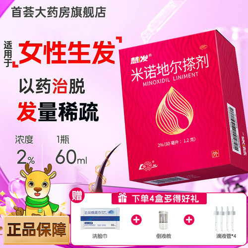 【鲁南】米诺地尔搽剂2%*60ml*1瓶/盒