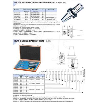 NBJ16微调精镗刀杆NBJ16微调精镗刀杆 SBJ1640-150L SBJ1645-150L