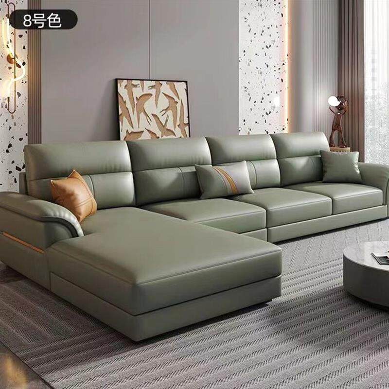 防猫抓布艺沙发客厅小户型简约现代科技布北欧风轻奢极简沙发组合