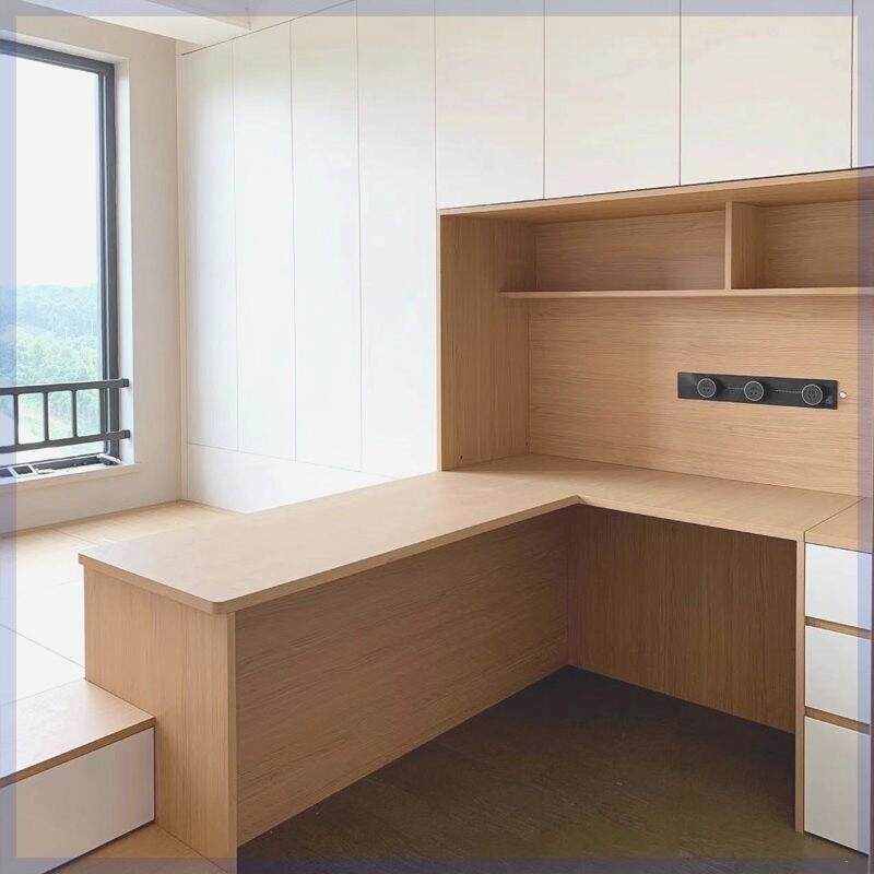 定制榻榻米床衣柜一体高箱储物书桌一体床带抽屉简约小户型双人床