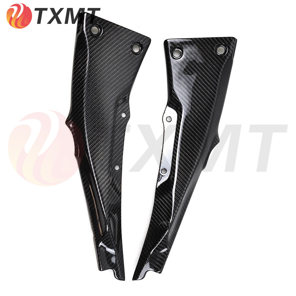 适用川崎Kawasaki ZX10R ZX10RR座骑侧板摩托车改装全真碳纤维11+