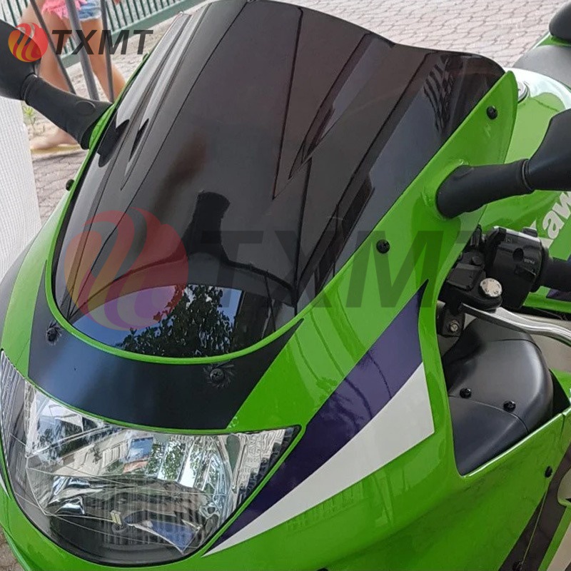 适用 川崎 ZX6R 1998-1999年 改装摩托车 前风挡 挡风玻璃 挡风镜