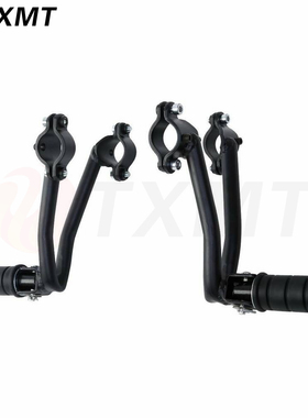 摩托车川崎小火神VN650 EN650改装后脚踏支架可折叠脚踏总成15-22