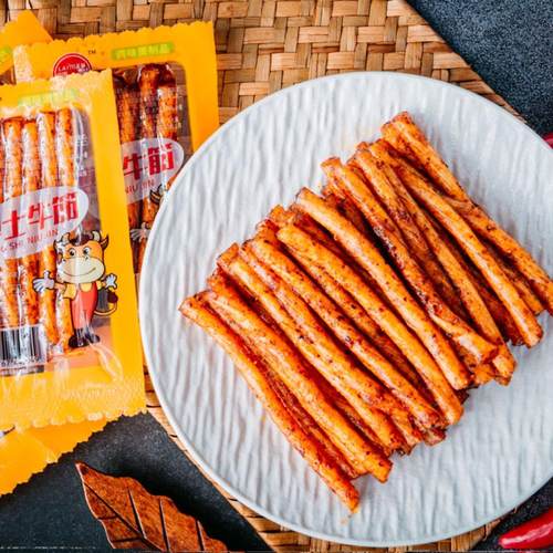 牛筋素食辣条8090开袋即时