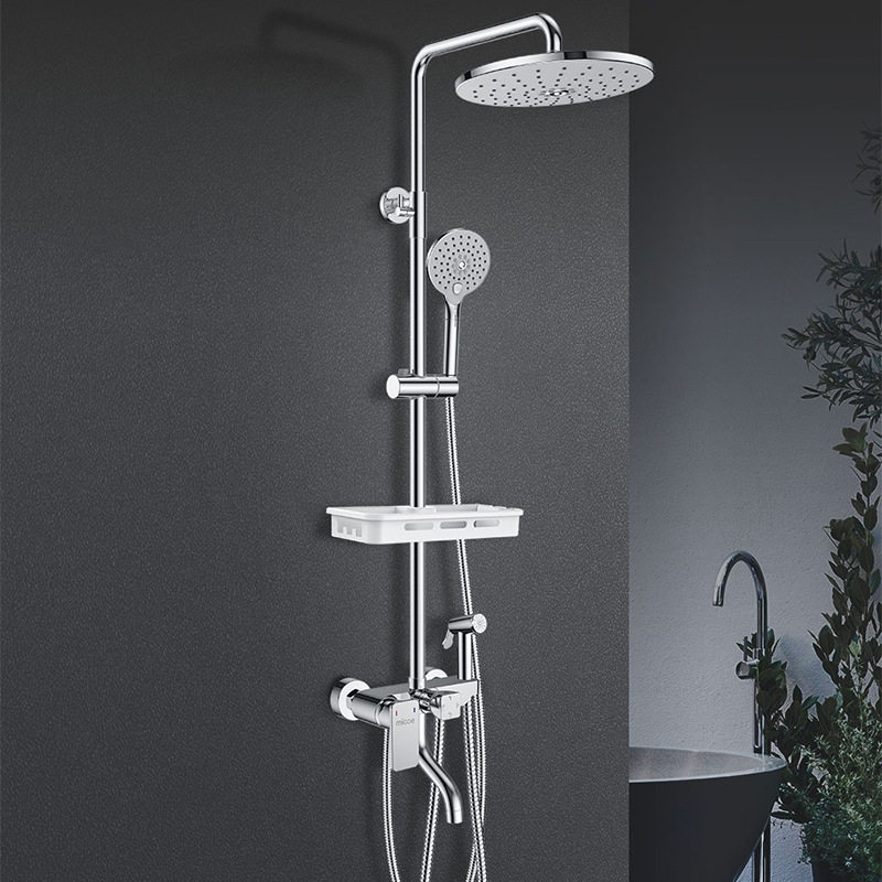 四季沐歌淋浴花洒套装家用全铜淋浴器浴室沐浴恒温花洒淋雨喷头