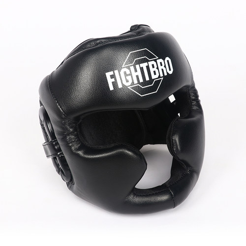 FIGHTBRO飞特氏超纤拳击头盔护脸护头成人散打头盔格斗泰拳护具