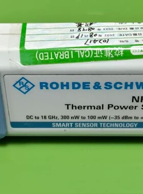 议价罗德与施瓦茨R S NRP18T热功率传感器，DC到18GH可维修