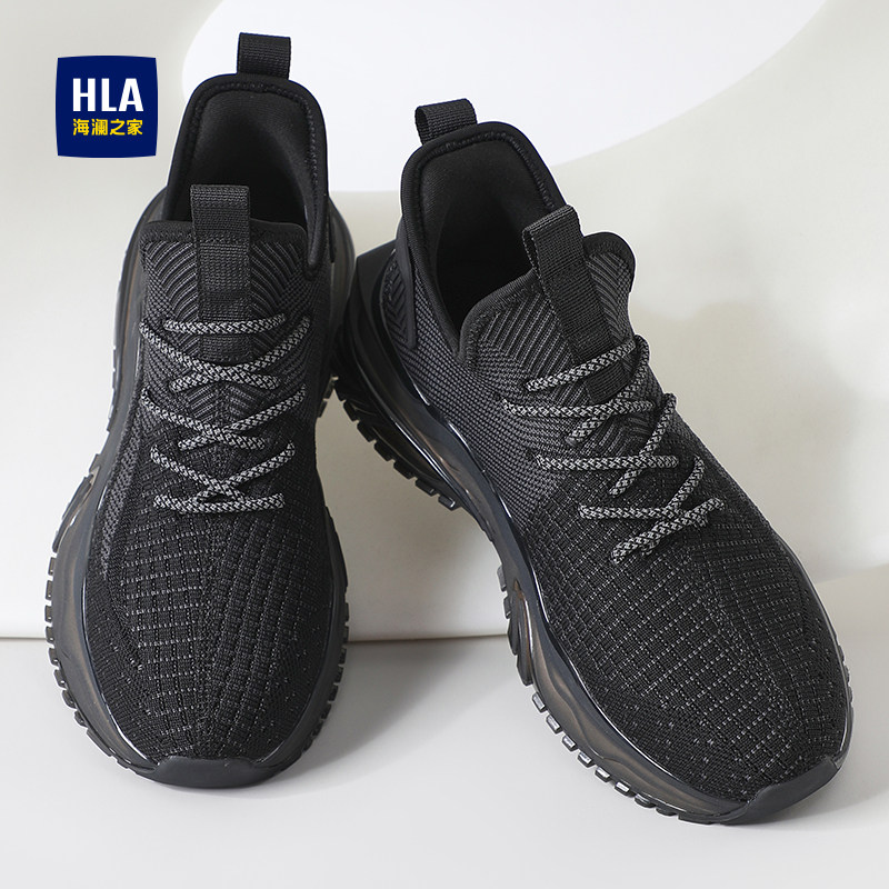 HLA/海澜之家男鞋新款夏季爆米花运动鞋时尚百搭透气鞋耐磨跑步鞋