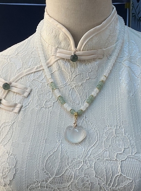 挂件吊坠古风复古风汉服配饰古装软璎珞吉祥锁流苏仙旗袍项链颈链